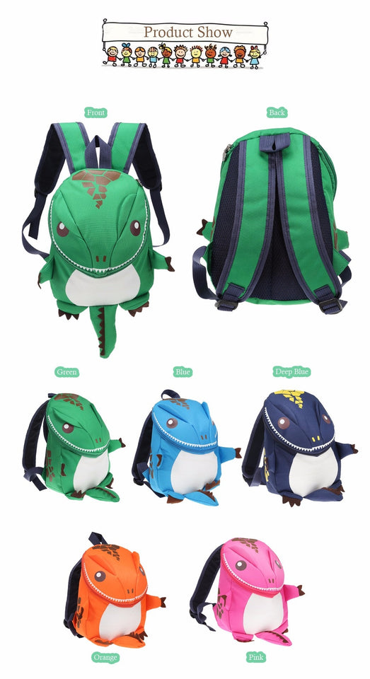 3D Dinosaur Backpack For Boys and Girls  waterproof