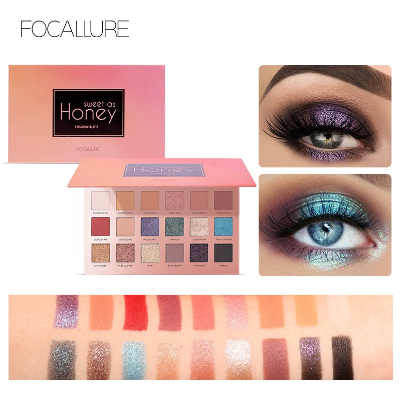 Eye Shadow 18 Colors  Waterproof Easy to Wear