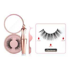 Magnetic False Eyelashes No Glue Full Eye 5 Magnet Reusable Fake Eyelashes