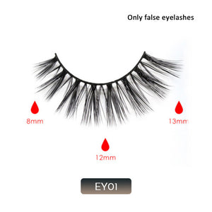 Magnetic False Eyelashes No Glue Full Eye 5 Magnet Reusable Fake Eyelashes