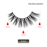 Magnetic False Eyelashes No Glue Full Eye 5 Magnet Reusable Fake Eyelashes