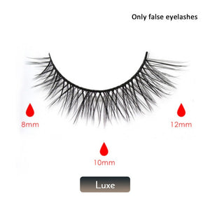 Magnetic False Eyelashes No Glue Full Eye 5 Magnet Reusable Fake Eyelashes