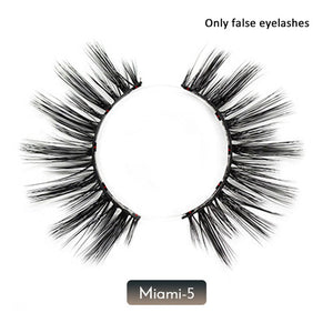 Magnetic False Eyelashes No Glue Full Eye 5 Magnet Reusable Fake Eyelashes