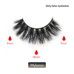 Magnetic False Eyelashes No Glue Full Eye 5 Magnet Reusable Fake Eyelashes