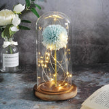 Artificial Flowers Dandelion In Glass