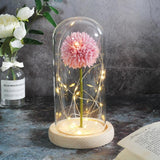 Artificial Flowers Dandelion In Glass