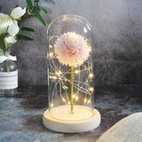 Artificial Flowers Dandelion In Glass