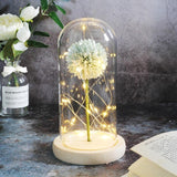 Artificial Flowers Dandelion In Glass