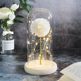 Artificial Flowers Dandelion In Glass