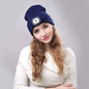 LED KNITTED WINTER BEANIE HAT