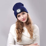 LED KNITTED WINTER BEANIE HAT