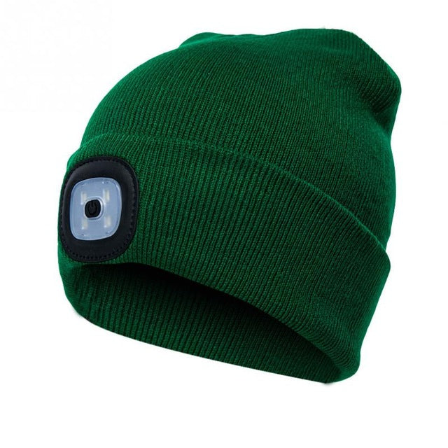 LED KNITTED WINTER BEANIE HAT