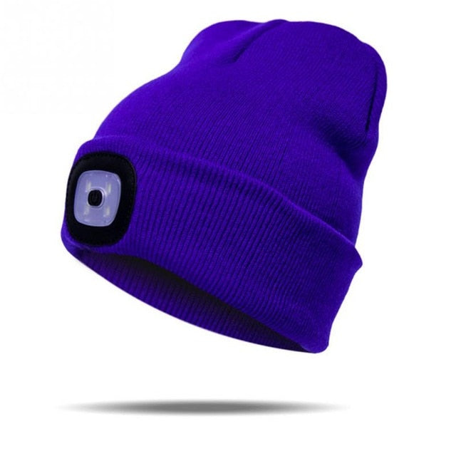 LED KNITTED WINTER BEANIE HAT